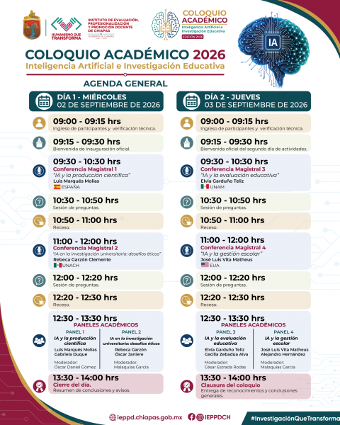 Luis Marqués participa en el Col·loqui Acadèmic 2026 sobre intel·ligència artificial i recerca educativa.