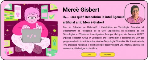 Mercè Gisbert participa al projecte d'Espiral Capses InspiraTech, on s'ha creat una capsa sobre la seva trajectòria professional per inspirar nenes i joves.